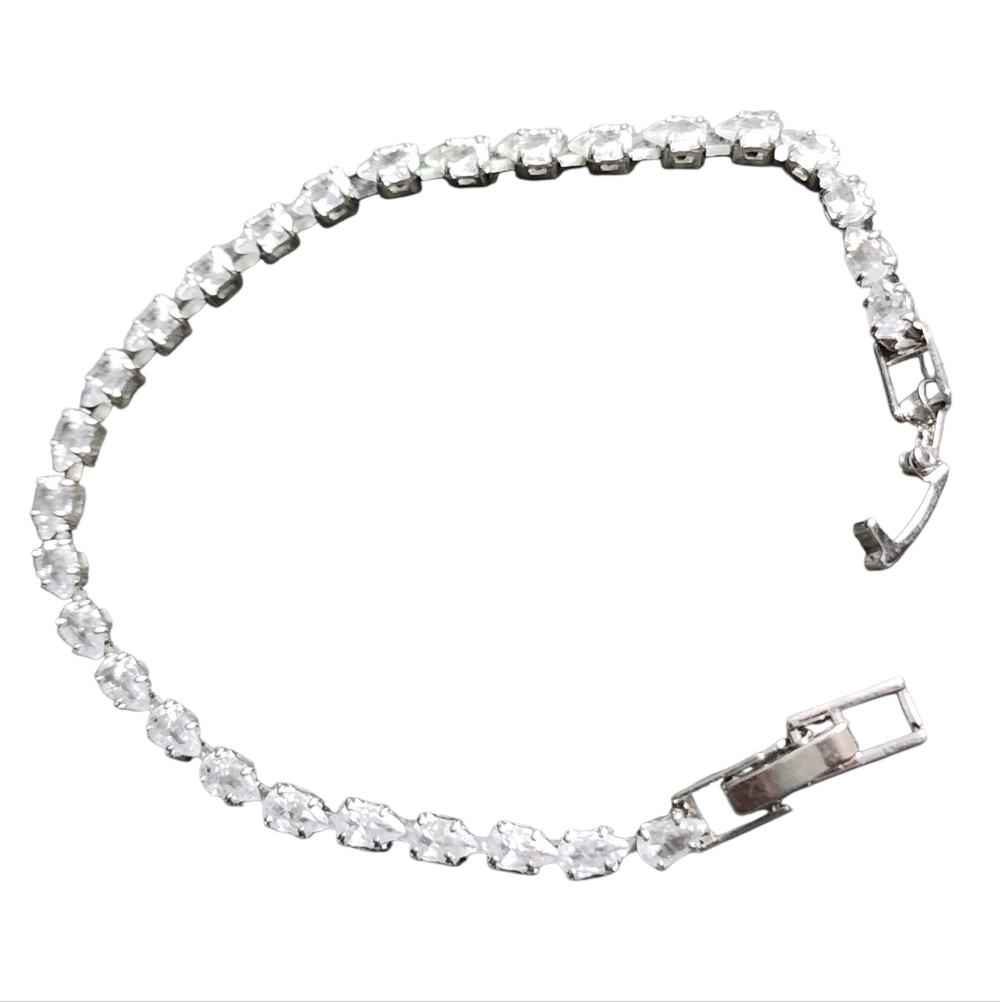 Pretty Bird Jewelry Gold Plated CZ Tennis Bracelet
